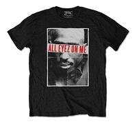 Tupac - T-Shirt # M Black Unisex # All Eyez [Import]