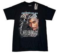 Tupac - T-Shirt # M Unisex Black # All Eyez Homage [Import]