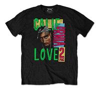 Tupac - T-Shirt # M Unisex Black # California Love [Import]