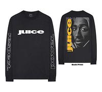 Tupac - T-Shirt Maniche Lunghe # L Unisex Black # Changes [Import]