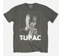 Tupac | T-shirt officiel du groupe | En prière - en 24 heures ! Let the world know legends live forever.This officially licensed Tupac tee features the powerful Praying design - a tribute to the intro