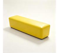 TUPAFJU Mobilier d'Espace d'Attente Commercial Banc de Réception Siège Cuir | Pouf de Lounge Moderne pour Showroom Bureau Clinique Salon et Mobilier de Zone de Réception(Yellow,180cm/70.8in)