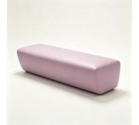 TUPAFJU Mobilier d'Espace d'Attente Commercial Banc de Réception Siège Cuir | Pouf de Lounge Moderne pour Showroom Bureau Clinique Salon et Mobilier de Zone de Réception(Purple,180cm/70.8in)