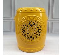 TUPAFJU Tabouret de Jardin en céramique,Tabouret de Jardin décoratif,Tabouret Tambour en céramique Chinoise, Tabouret en céramique(A)
