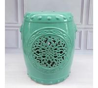 TUPAFJU Tabouret de Jardin en céramique,Tabouret de Jardin décoratif,Tabouret Tambour en céramique Chinoise, Tabouret en céramique(B)