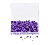 Tupalizy Lot de 500 punaises décoratives à tête sphérique 0,3 cm violet
