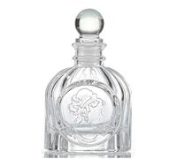 TUPANDY Flacon diffuseur en verre transparent de 100 ml avec motif tête de femme, aromathérapie et décoration d'intérieur, 1 pièce