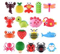 TUPARKA 18 Pcs Protege Cable pour iPhone/iPad USB foudre, câble en plastique Animaux Morsures de dinosaure mignon de poisson de charge Saver Câble, Accessoire pour téléphone Chargeur USB Protect