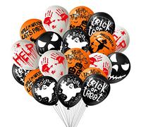 TUPARKA 72 Pcs Halloween Décorations Ballons 12 Pouce Halloween Latex Ballons Halloween Fun Décorations De Fête 8 Halloween Style