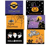 TUPARKA Pack de 30 carte invitation halloween,cartes de vœux Halloween avec enveloppes et autocollants Halloween, 6 motifs Halloween