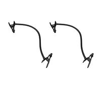 Tuperoymse 2X Support de Fond C Pince Pince Caméra Photo Studio Accessoires Support de Lumière Bras Flexible Réflecteur Photo Camara Double Tête