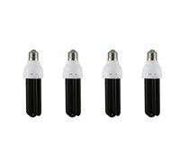 Tuperoymse 4X E27 40W UV Ultraviolet Fluorescent Blacklight CFL Ampoule Lampe 220V : Droite Wattage: 40W DC 12V