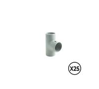 tupersa accessoires pvc - Manchon union T PVC diamètre 25 gris