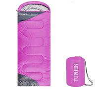 tuphen - Sacs de Couchage XL : 3-4 Saisons par Temps Chaud et Froid - Sac de Couchage pour Le Camping et la randonnée - Équipement de Voyage Pliable été Hiver - Adultes, Enfants, Filles, garçons,