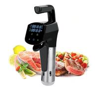 TUPOSTAR Appareil De Cuisson sous Vide, avec éCran NuméRique LED, Kit De Cuisson sous Vide éLectrique 1800 W, Thermostat à Immersion pour La Cuisson des Steaks,Noir