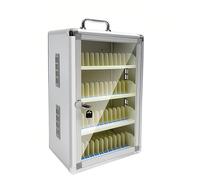 TUPOSTAR Armoire De Rangement pour TéLéPhone Portable, Casier De Rangement MéTallique pour TéLéPhone Portable, BoîTe De Rangement Murale Ou De Bureau, pour Salle De rgent,48 Slot