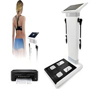 TUPOSTAR Balance ConnectéE avec Imprimante Et éCran Tactile 10,1 Pouces Technologie Bia Analyseur De Pourcentage De Masse Grasse Et D'Imc,A