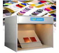 TUPOSTAR BoîTe De Correspondance des Couleurs, avec 6 Sources Lumineuses, Test De Correspondance des Couleurs en Laboratoire (BoîTe Lumineuse), pour Le Textile, L'Impression,Five Light Sources