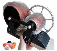 TUPOSTAR Carde à Laine, Carde à Tambour pour Fibres De Laine, MéLange Rapide des Couleurs, Peignage Et Filage, pour Loisirs CréAtifs Et CréAtion d'animaux en Feutre,01