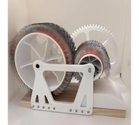 TUPOSTAR Carde à Laine, Carde à Tambour pour Fibres De Laine, MéLange Rapide des Couleurs, Peignage Et Filage, pour Loisirs CréAtifs Et CréAtion d'animaux en Feutre,03