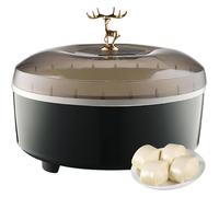 TUPOSTAR éTuvage De PâTe 5 L Et Machine à Fermentation pour Pain, Cuve en Acier Inoxydable, Cuve avec Thermostat Automatique, IdéAl pour Le Pain Et Les Petits Pains,Vert