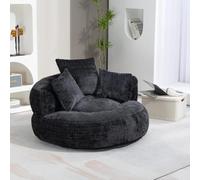 TUPOSTAR Fauteuil Poire GéAnt avec Rembourrage en Mousse, Grand Canapé Poire pour Adultes Et Adolescents, Chaise Longue Poire, pour Salon, Salle De Jeux Ou Dortoir,01
