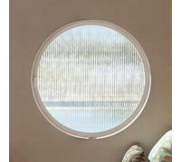 TUPOSTAR FenêTre D'Abri De Jardin Pivotante à 360° en Verre Trempé, Hublot à Ouverture Ronde, Hublot en Alliage D'Aluminium avec Verre Trempé, pour Salle De Bain, Chambre,A1,60cm