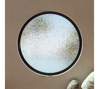TUPOSTAR FenêTre D'Abri De Jardin Pivotante à 360° en Verre Trempé, Hublot à Ouverture Ronde, Hublot en Alliage D'Aluminium avec Verre Trempé, pour Salle De Bain, Chambre,B2,60cm