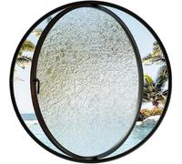 TUPOSTAR FenêTre Ronde en Alliage D'Aluminium avec Verre Trempé, Hublot DéCoratif pour Cuisine, Dortoir, Chambre, Hublot Rond éLéGant, pour La Maison,B2,80cm