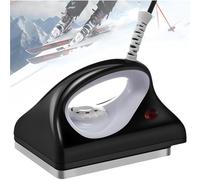 TUPOSTAR Fer à Farter Professionnel pour Skis Et Snowboards, Fer à Farter à TempéRature RéGlable pour Snowboards, pour ProtéGer Votre Snowboard,Noir