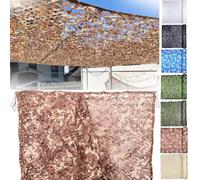 TUPOSTAR Filet De Camouflage, Filet De Camouflage LéGer, Rouleau De Camouflage, Filet De Camouflage Pliable pour Parasol, pour Jardin, Militaire, Chasse, FêTe, DéCoration,01,6x6m