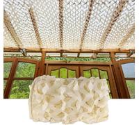 TUPOSTAR Filet De Camouflage, Rouleau De Filets Pare-Soleil pour La Chasse, Le Tir à L'AffûT, Les ActivitéS Militaires DéCorations De FêTes à ThèMe,Beige,6x8m