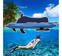 TUPOSTAR Jet Ski éLectrique Gonflable 2 en 1, Scooter sous-Marin De PlongéE, Moteur sans Balais 500 W, éQuipement De PlongéE Et De Natation pour Adultes Et Enfants,500w10a