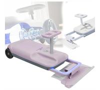 TUPOSTAR Kart éLectrique pour Enfants, Voiturette à Conduire avec Fonction De Nettoyage du Sol, Vitesse RéGlable, Jouet D'IntéRieur Et D'ExtéRieur pour GarçOns Et Filles,Rose,Dual Drive