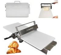 TUPOSTAR Laminoir à Croissants, Laminoir à PâTe Professionnel, éPaisseur De PâTe RéGlable, Laminoir De Table pour PâTe à Fondant, Pizza Et PâTisserie,Type400