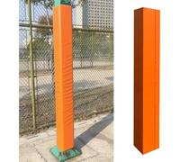 TUPOSTAR Protection CarréE pour Poteau De Basket, Enveloppante sur Tous Les CôTéS, Protection pour Poteau De Support 15 X 15 Cm, pour Poteau ExtéRieur,Orange,20 * 20cm