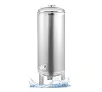 TUPOSTAR RéServoir De Pression De Puits EntièRement Automatique, RéServoirs De Pression en Acier Inoxydable, avec Kit De Montage, pour Pompe De Puits/SystèMe d'eau,Argent,100L