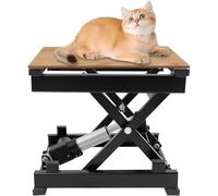 TUPOSTAR Table éLéVatrice éLectrique à Ciseaux, Plateforme De Travail éLéVatrice pour Table Basse, avec TéLéCommande, pour CaféS Et Restaurants,Noir,DH25