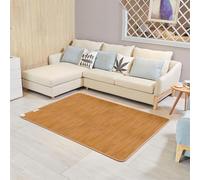 TUPOSTAR Tapis Chauffant éLectrique en GraphèNe, Tapis Chauffant D'IntéRieur, Chauffe-Pieds avec Minuterie Et Chauffage Rapide, pour Le Salon, La Chambre Ou Tout Autre,01,150 * 180cm