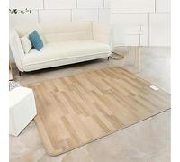 TUPOSTAR Tapis Chauffant éLectrique en GraphèNe, Tapis Chauffant D'IntéRieur, Chauffe-Pieds avec Minuterie Et Chauffage Rapide, pour Le Salon, La Chambre Ou Tout Autre,05,100 * 100cm