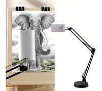 TUPOSTAR Traceur De Copie Intelligent, Projecteur De Peinture, Taille Et Angle De Projection RéGlables, Outil De Dessin pour Enfants Et DéButants, pour La Peinture,A