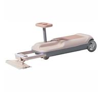 TUPOSTAR Voiturette éLectrique à Mouvement Oscillant, avec PéDale D'AccéLéRateur SimuléE, Grand Espace De Rangement, Conception Anti-Basculement, pour Jouer à L'IntéRieur comme,Rose,Dual Drive