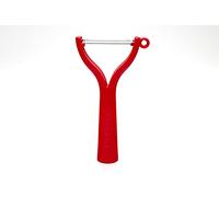 TUPPERWARE 30930 Économe, éplucheur universel rouge - D119 - lame plate, lame à dents