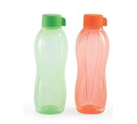 Tupperware Aqua-Safe Lot de 2 bouteilles d'eau en plastique 1 l