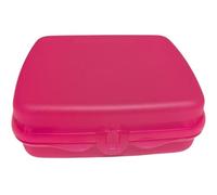 Tupperware Boîte à sandwich rose | Boîte de rangement carrée avec charnière et verrouillage | Boîte à déjeuner pour sandwichs, pain et collations | Sans BPA