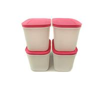 Tupperware Boîte Igloo 1,1 L Blanc Rose (4) 35829