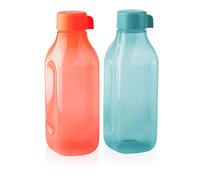 Tupperware Bouteille en plastique écologique pour réfrigérateur avec bouchon à vis Multicolore 1 l