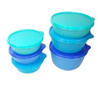 Tupperware Clarissa P 21950 Réfrigérateur 2L + 1,5L + 1,0L Hit-Parade 600ml (3) Bleu