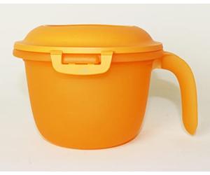Tupperware - Cuiseur à riz junior - 550 ml - Orange - Avec cuillère suspendue - Abricot