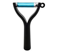 Tupperware D119 Éplucheur universel Noir Lame plate dentelée Éplucheur asperges